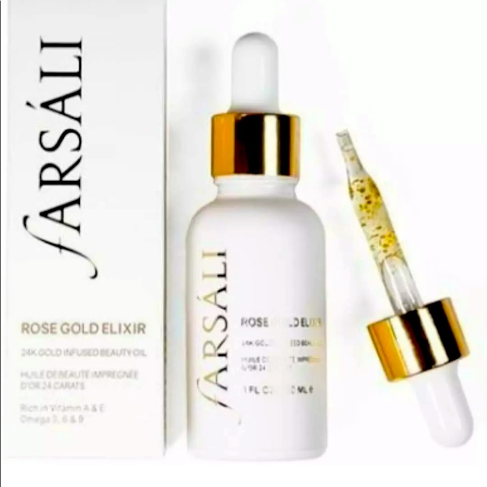 NWT. Farsali Rose Gold Elixir